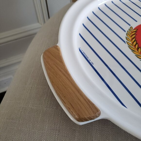 Vtg 1980s Oneida Large Melamine Outdoors Serving Tray Nautical Boat Anchor - Picture 6 of 11